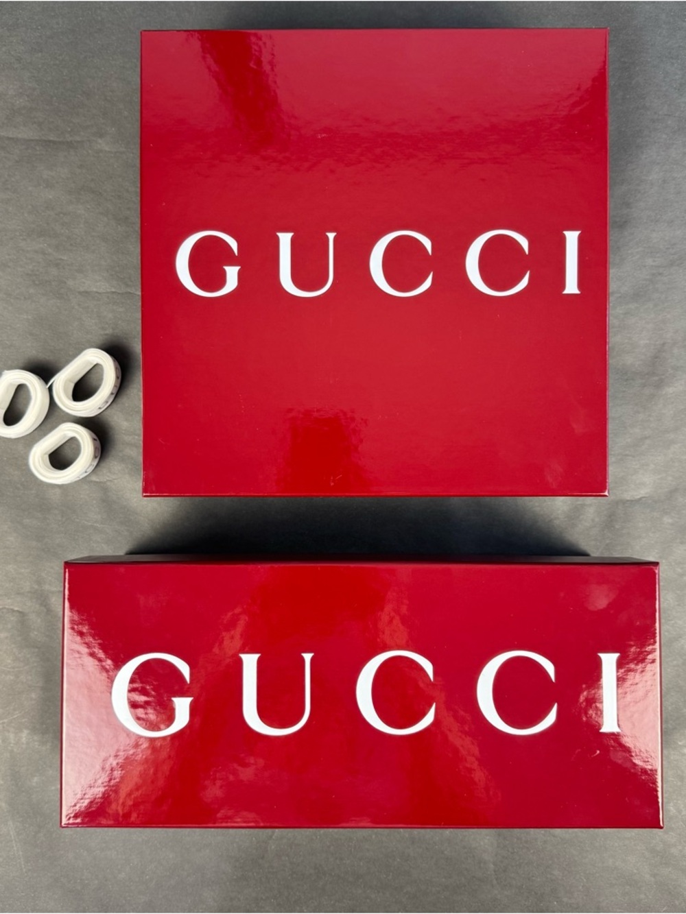 Gucci Luxury Red Packaging Box Bundle Authentic Designer Presentation Set - Picture 2 of 11